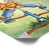 Family Mouse Summer Picnic Poster (Hoek)