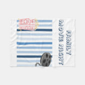 Family Movie Night Fleece Blanket Deken (Voorkant (Horizontaal))