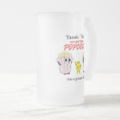 Family Movie Theater Fun Popcorn Mascots Matglas Bierpul (Voorkant rechts)