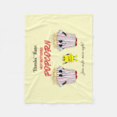 Family Movie Theater with Hot Buttered Popcorn Fleece Deken (Voorkant)