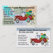 Family Moving Company Visitekaartje (Voorkant / Achterkant)