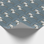 Family Mute Swan Cadeaupapier (Hoek)