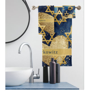 Family Name Love Jerusalem Shower Curtain Bad Handdoek