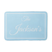Family name personalized bath mat (Voorkant)