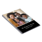 Family Name Photo Picture Personalize  Notitieboek (Rechterzijde)