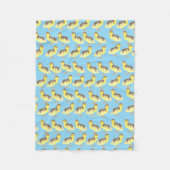 Family of Ducks Fleece Blanket (Voorkant)