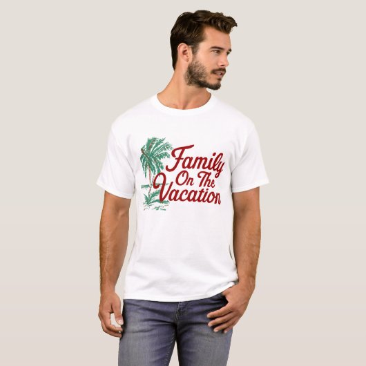 Family On The Vacation T-shirt (Voorkant volledig)