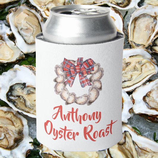 Family Oyster Roast Oyster Krans Plaid lint Blikjeskoeler