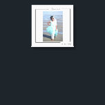 Family Personalized Photo and Text Typography Canvas Afdruk<br><div class="desc">Family Personalized Photo and Text Typography wall art - Canvas Print from - add your own photograph and text to this great canvas</div>