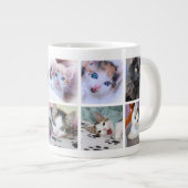 Family Pet Photo Collage Grote Koffiekop (Voorkant rechts)