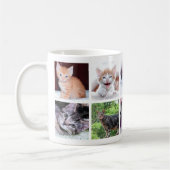 Family Pet Photo Collage Koffiemok (Links)