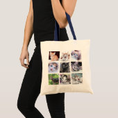 Family Pet Photo Collage Tote Bag (Voorkant (product))