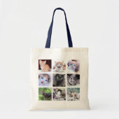 Family Pet Photo Collage Tote Bag (Voorkant)