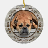 Family Pet Photo Memorial Keramisch Ornament (Voorkant)