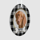 Family Pet Photo Memorial Ornament (voorkant)
