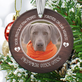 Family Pet Photo Memorial Ornament