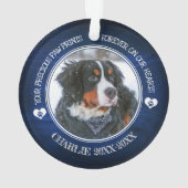 Family Pet Photo Memorial Ornament (achterkant)