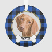Family Pet Photo Memorial Ornament (achterkant)