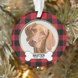 Family Pet Photo Memorial Ornament