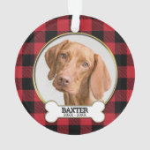 Family Pet Photo Memorial Ornament (achterkant)