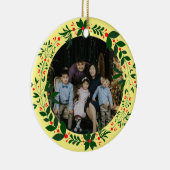 Family Photo Ceramic Ornament (Rechts)