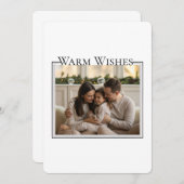 Family Photo Christmas Card (Voorkant / Achterkant)