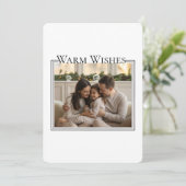 Family Photo Christmas Card (Staand voorkant)