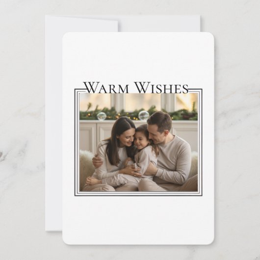 Family Photo Christmas Card (Voorkant)