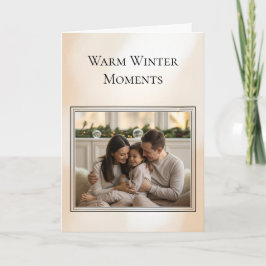 Family Photo Christmas Card Feestdagen Kaart