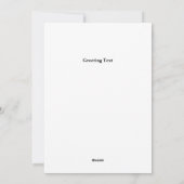 Family Photo Christmas Card Feestdagenkaart (Achterkant)