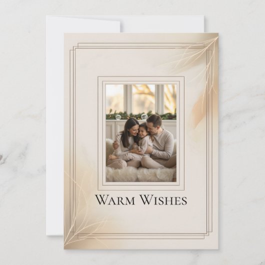 Family Photo Christmas Card Feestdagenkaart (Voorkant)