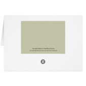 Family Photo Christmas Card Holy Land Theme (Achterkant Horizontaal)