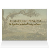 Family Photo Christmas Card Holy Land Theme (Binnen Horizontaal (Boven))