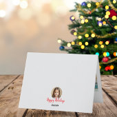  Family Photo Christmas Personalize Holiday Card  Kaart