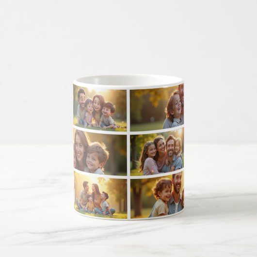 Family Photo Coffee Mug  Koffiemok (Center)