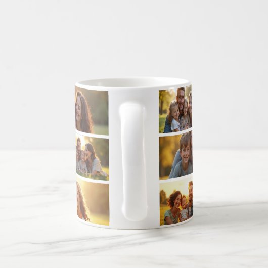 Family Photo Coffee Mug  Koffiemok (Handvat)