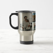 Family Photo Collage 6 foto's en aangepaste tekst Reisbeker (Links)