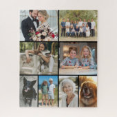 Family Photo Collage 8 Images Custom Legpuzzel (Verticaal)