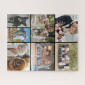 Family Photo Collage 8 Images Custom Legpuzzel (Horizontaal)