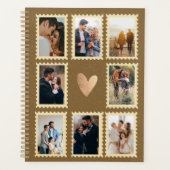 Family Photo Collage Anniversary Love Journal Planner (Voorkant)