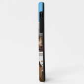 Family Photo Collage blue 4 Picture Case-Mate iPho iPhone Case (Achterkant/links)