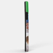 Family Photo Collage GREEN 4 Picture Case-Mate iPhone Case (Achterkant/rechts)