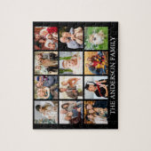 Family Photo Collage - Kies uw kleur Legpuzzel (Verticaal)