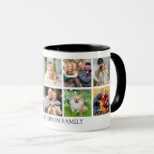 Family Photo Collage - Kies uw kleur Mok (Voorkant rechts)