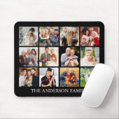 Family Photo Collage - Kies uw kleur Muismat (Met muis)