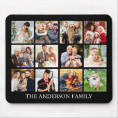 Family Photo Collage - Kies uw kleur Muismat (Voorkant)