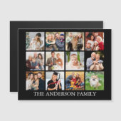 Family Photo Collage - Kies uw kleurmagneet (Voorkant / Achterkant)