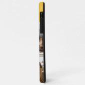 Family Photo Collage orange 4 Picture Case-Mate iPhone Case (Achterkant/links)