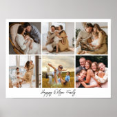 Family Photo Collage Photo Strip Poster (Voorkant)