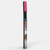 Family Photo Collage Pink 4 Picture Case-Mate iPhone Case (Achterkant/rechts)